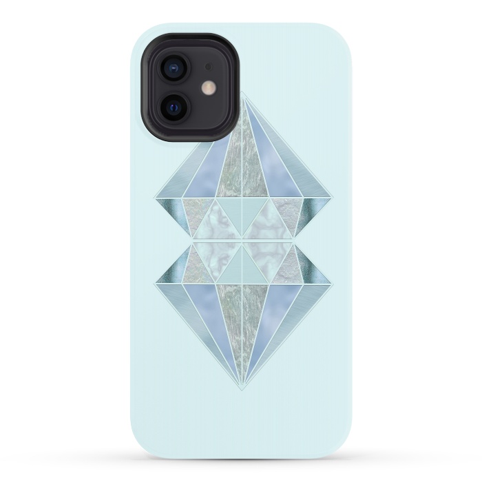 iPhone 12 StrongFit Glamorous Gemstone Diamonds by Andrea Haase