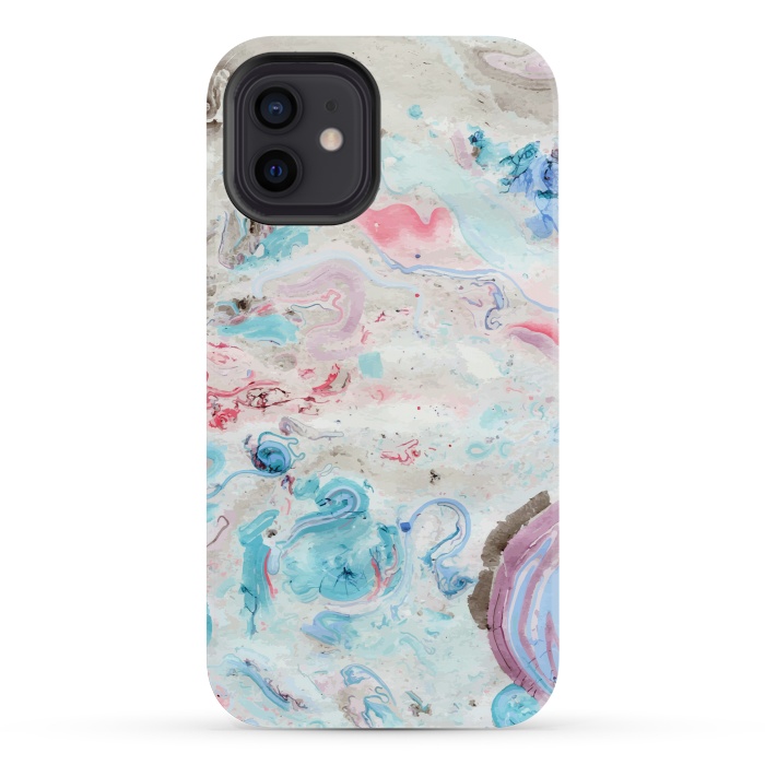 iPhone 12 mini StrongFit Marble Pattern-v1 by Creativeaxle