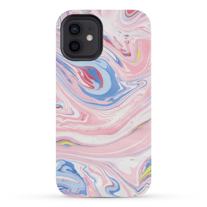 iPhone 12 mini StrongFit Marble Pattern-v2 by Creativeaxle