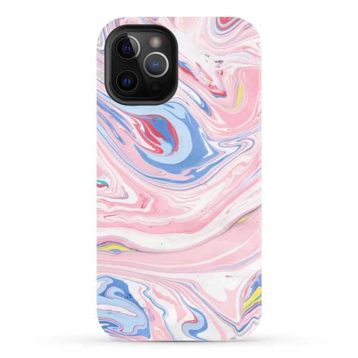 iPhone 12 Pro StrongFit Marble Pattern-v2 by Creativeaxle