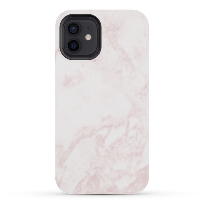 iPhone 12 mini StrongFit Rose-gold Marble Deluxe by Dushan Medich