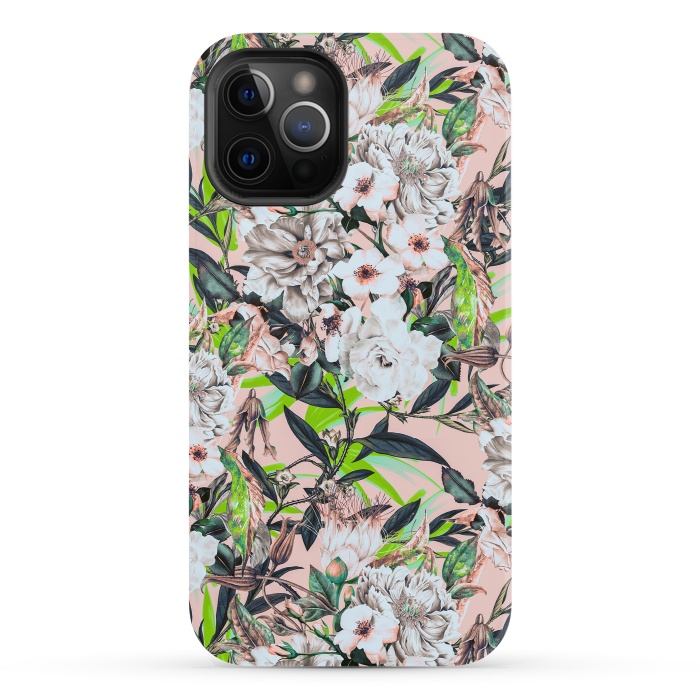 iPhone 12 Pro StrongFit Flowering bouquet pink by Mmartabc