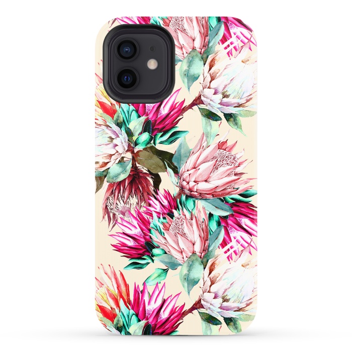 iPhone 12 StrongFit King proteas bloom II by Mmartabc