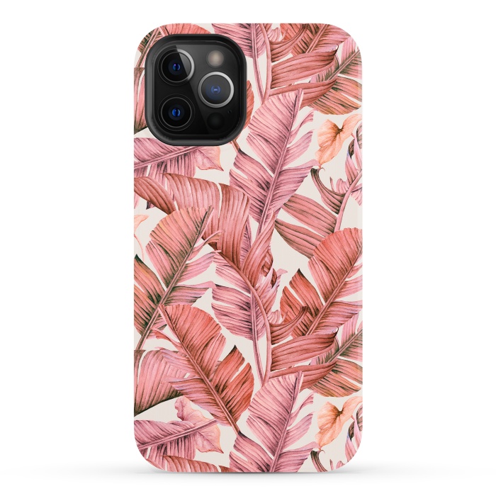 iPhone 12 Pro StrongFit Jungle paradise pink by Mmartabc