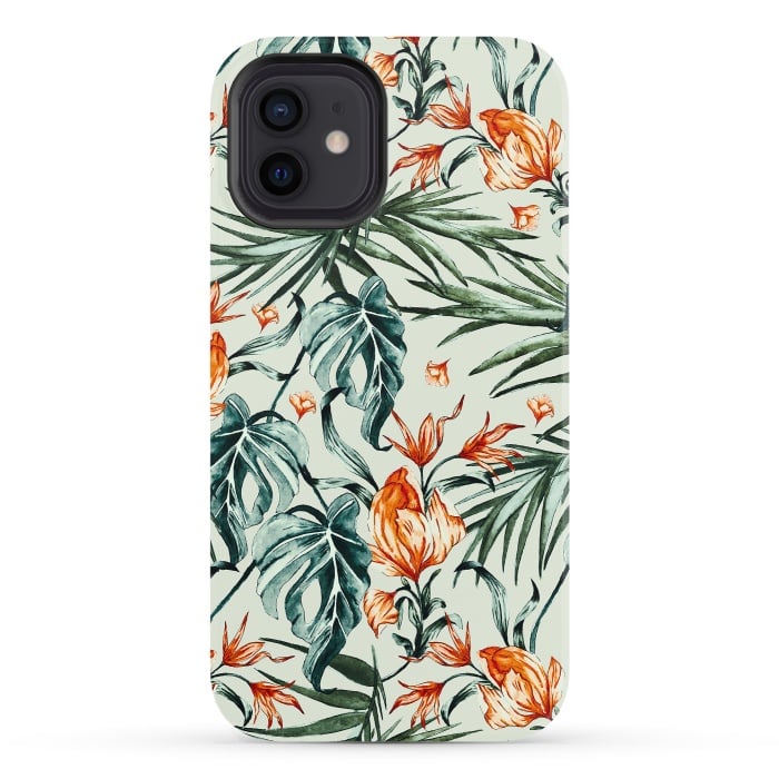 iPhone 12 StrongFit Exotic flower nature-07 by Mmartabc
