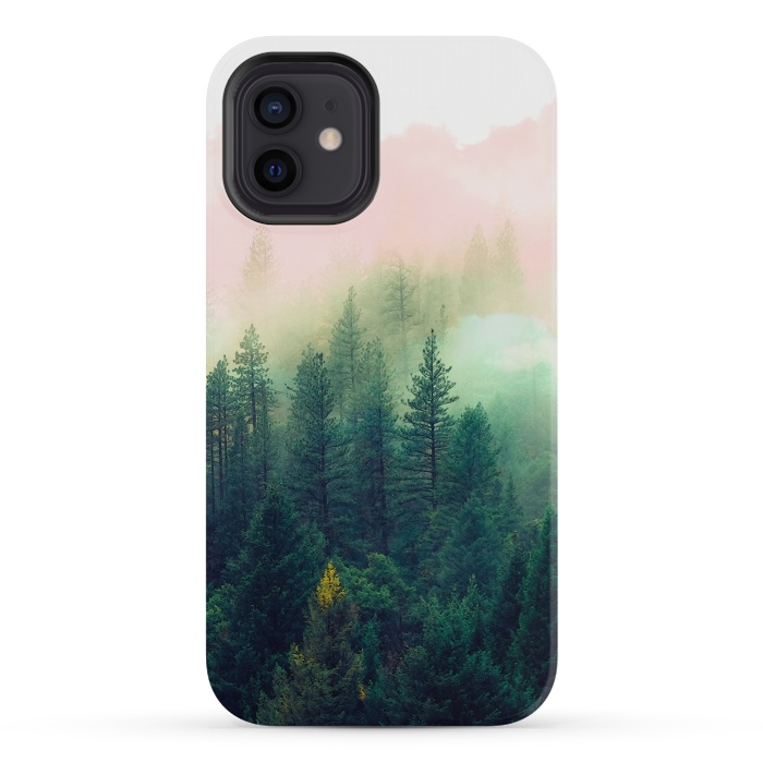 iPhone 12 mini StrongFit Mountain landscape painting  by Mmartabc