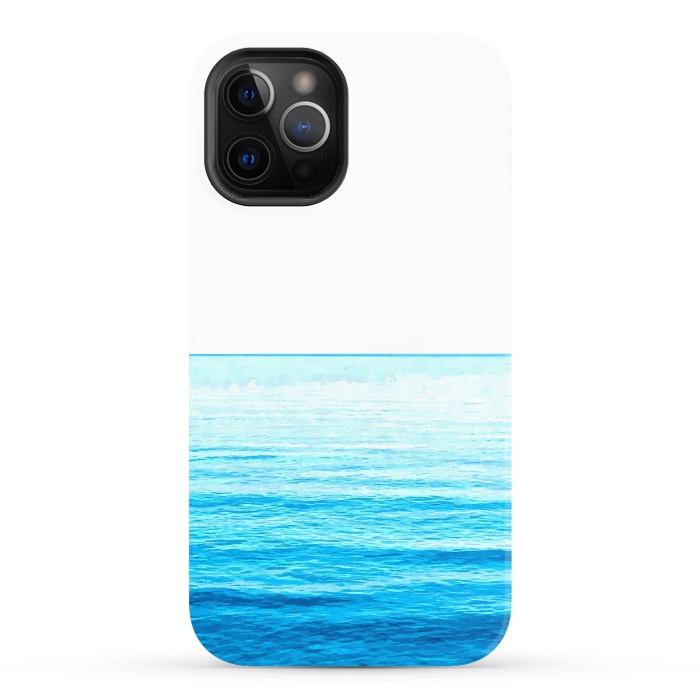 iPhone 12 Pro StrongFit Blue Ocean Illustration by Alemi