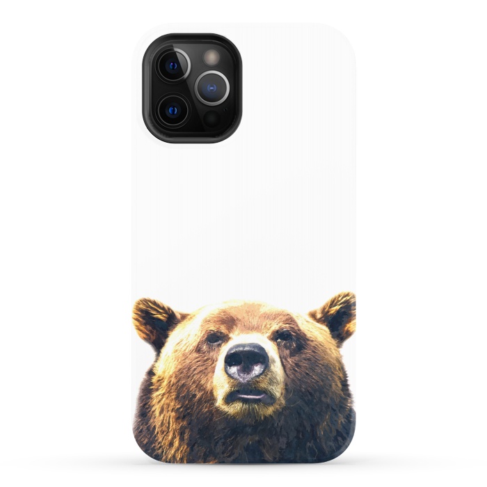 iPhone 12 Pro StrongFit Bear Portrait by Alemi
