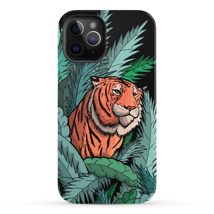 iPhone 12 Pro StrongFit As the tiger emerged from the jungle by Steve Wade (Swade)