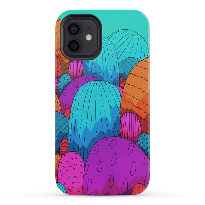 iPhone 12 mini StrongFit The vibrant hills of colour by Steve Wade (Swade)
