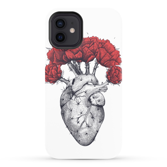 iPhone 12 StrongFit Cactus heart by kodamorkovkart