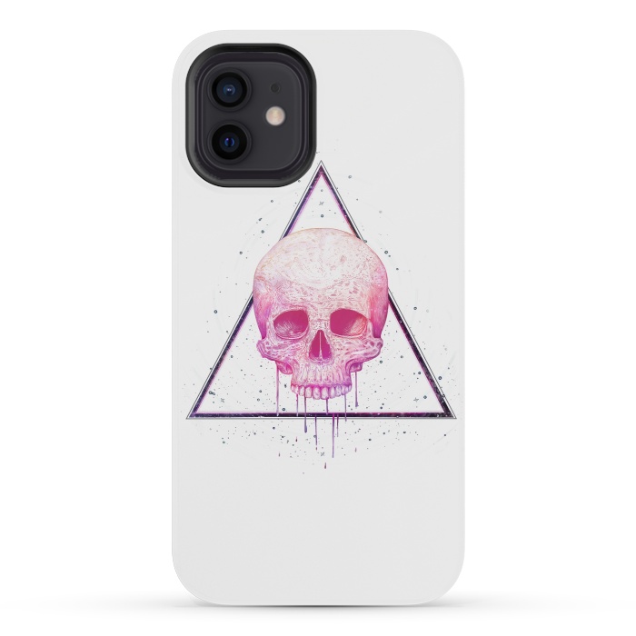 iPhone 12 mini StrongFit Skull in triangle by kodamorkovkart