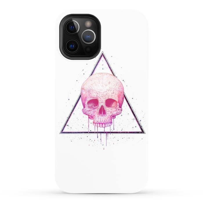 iPhone 12 Pro StrongFit Skull in triangle by kodamorkovkart