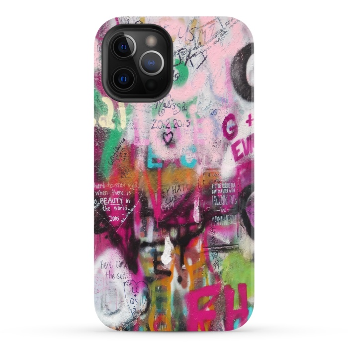 iPhone 12 Pro StrongFit Colorful GraffitiArt by Andrea Haase