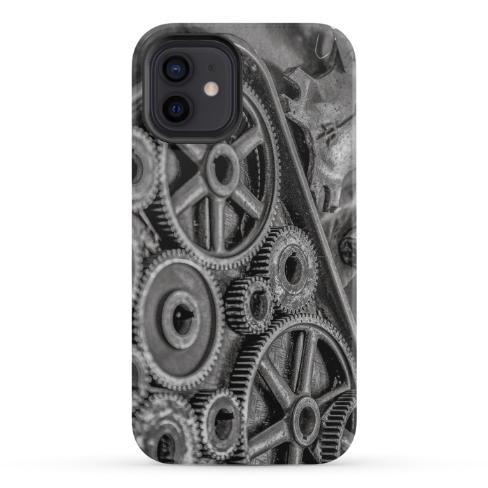 iPhone 12 mini StrongFit Steampunk Gear by Andrea Haase