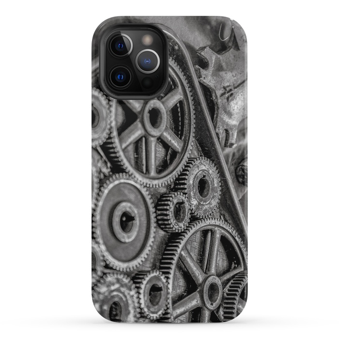 iPhone 12 Pro StrongFit Steampunk Gear by Andrea Haase