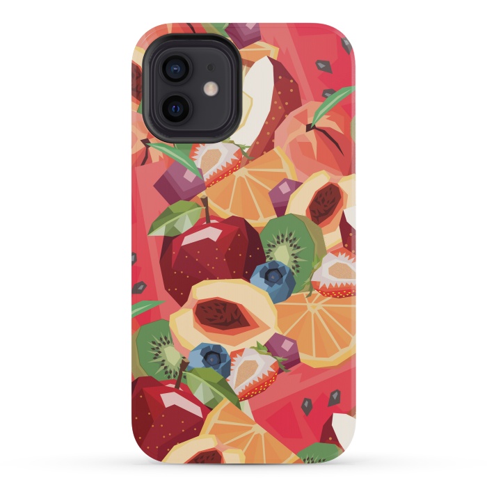 iPhone 12 mini StrongFit TuttiFrutti by Diana Guedez