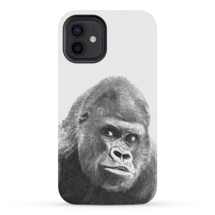 iPhone 12 mini StrongFit Black and White Gorilla by Alemi