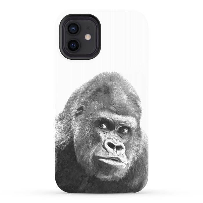 iPhone 12 StrongFit Black and White Gorilla by Alemi