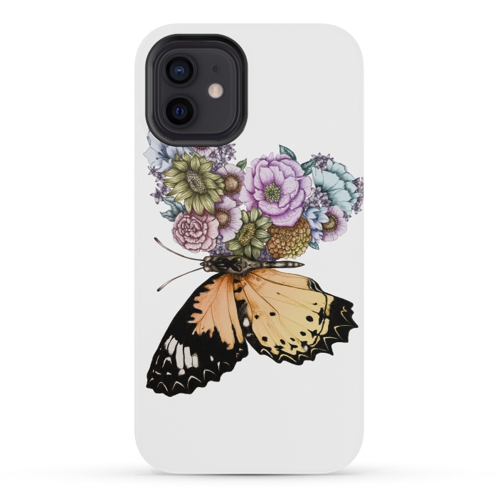 iPhone 12 mini StrongFit Butterfly in Bloom II by ECMazur 