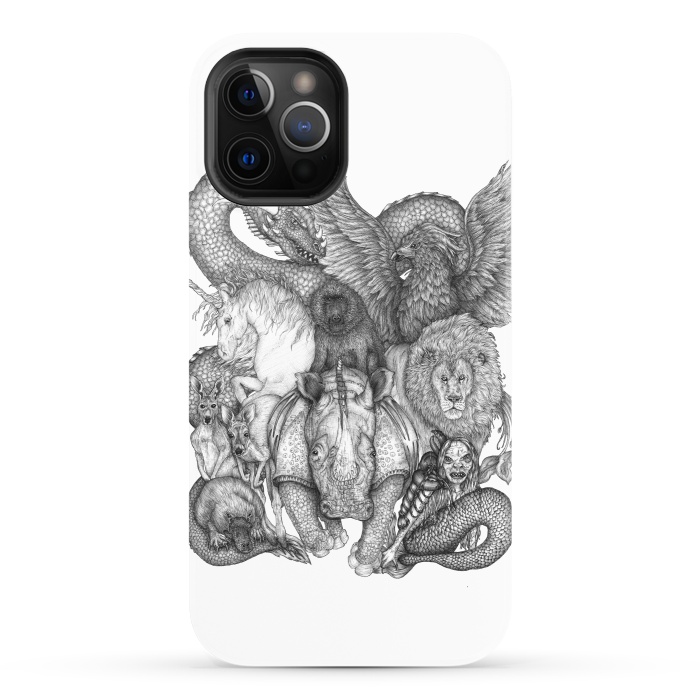 iPhone 12 Pro StrongFit The Impossible Menagerie by ECMazur 