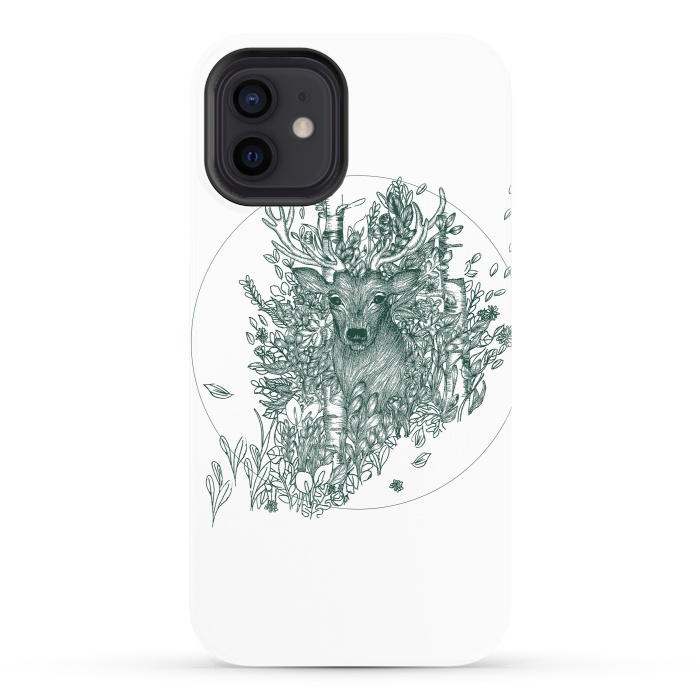 iPhone 12 StrongFit Stag and Forest by ECMazur 