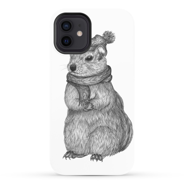 iPhone 12 StrongFit Chilly Chipmunk by ECMazur 
