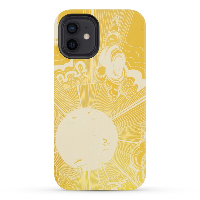 iPhone 12 mini StrongFit Solar Flare by ECMazur 