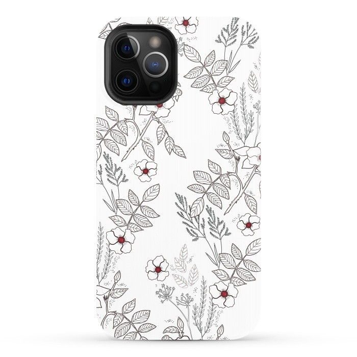 iPhone 12 Pro StrongFit Roses by Dunia Nalu