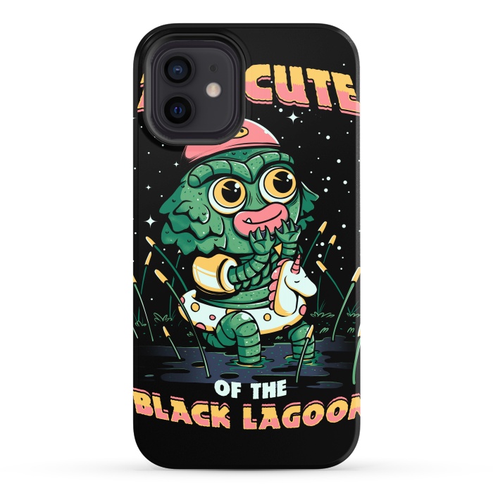 iPhone 12 StrongFit Cute of the black lagoon! by Ilustrata