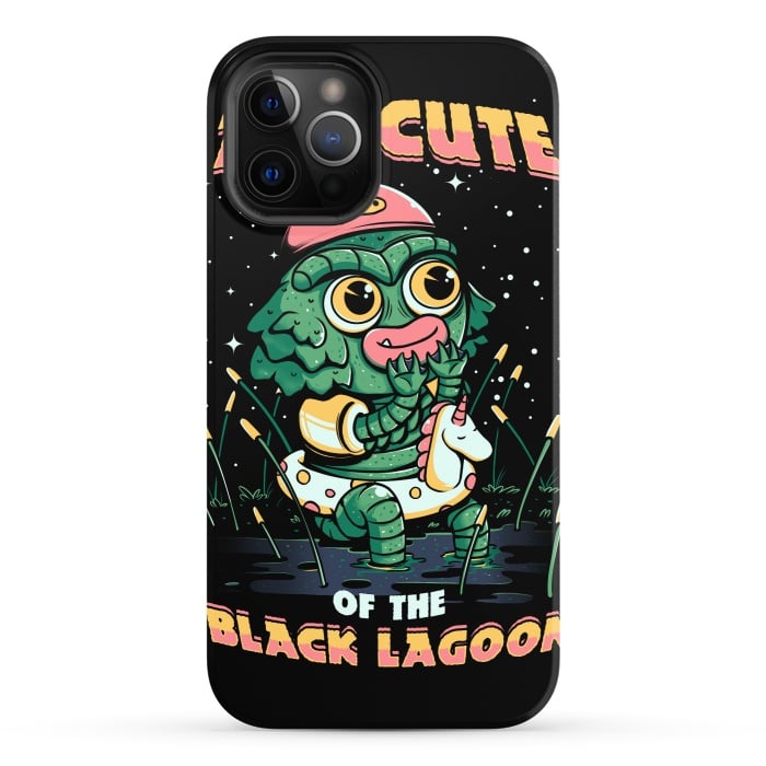 iPhone 12 Pro StrongFit Cute of the black lagoon! by Ilustrata