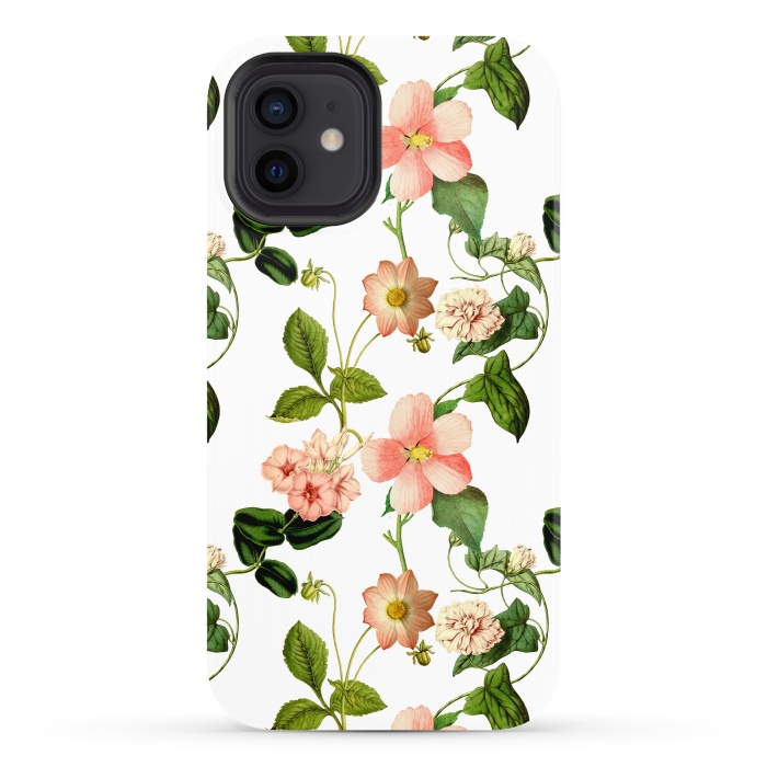 iPhone 12 StrongFit Lovely vintage flower pattern by  Utart