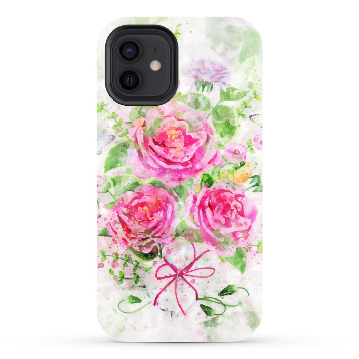 iPhone 12 StrongFit Camellias Bouquet by Creativeaxle