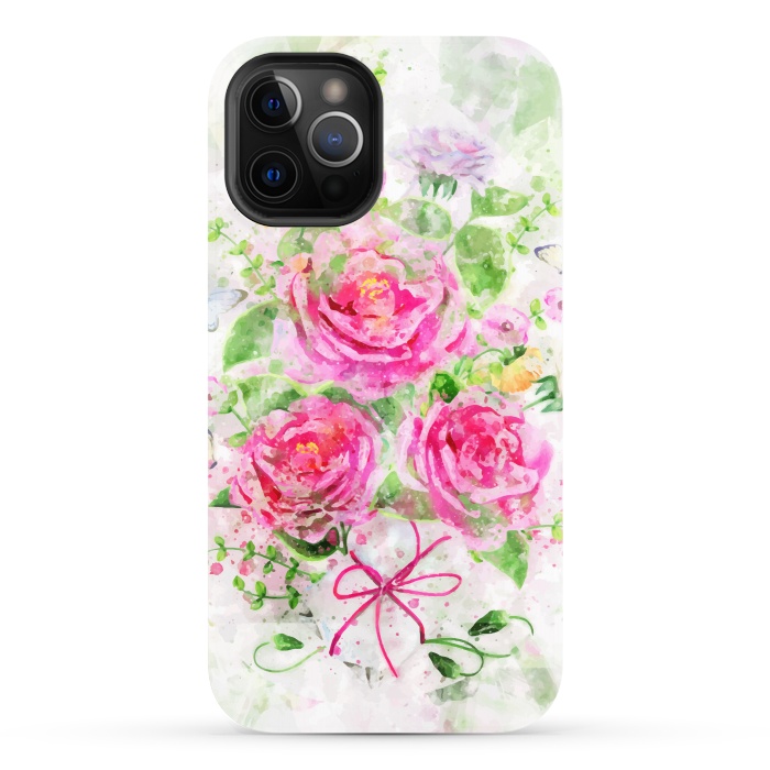 iPhone 12 Pro StrongFit Camellias Bouquet by Creativeaxle