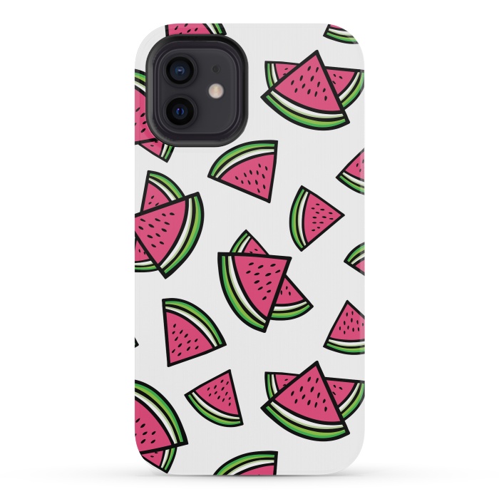 iPhone 12 mini StrongFit Watermelon by Majoih