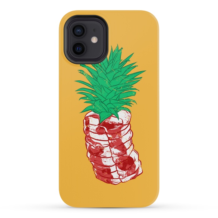 iPhone 12 mini StrongFit Pineapple meat by Evgenia Chuvardina