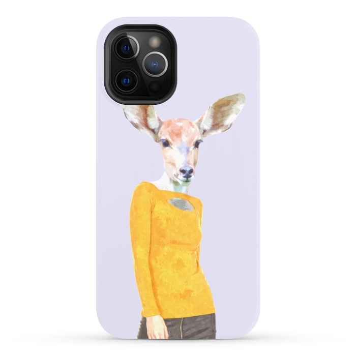 iPhone 12 Pro StrongFit Fashionable Antelope Illustration by Alemi