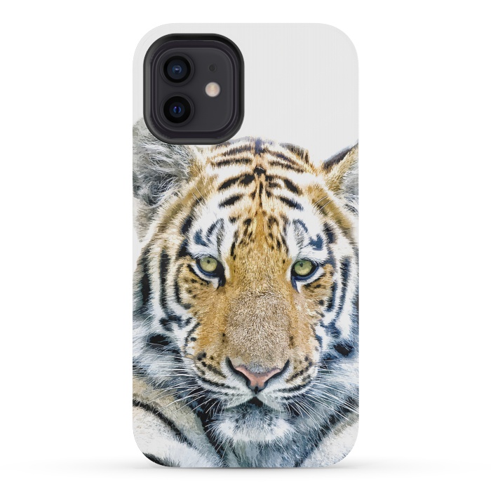 iPhone 12 mini StrongFit Tiger Portrait by Alemi