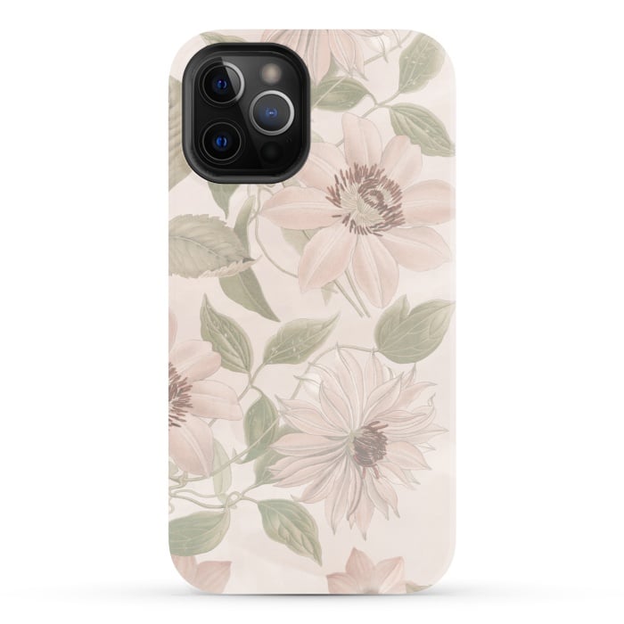 iPhone 12 Pro StrongFit Nostalgic Flowers by Andrea Haase