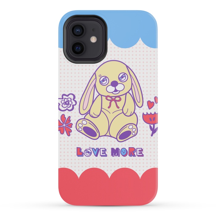 iPhone 12 mini StrongFit CUTIE RABBIT by Michael Cheung