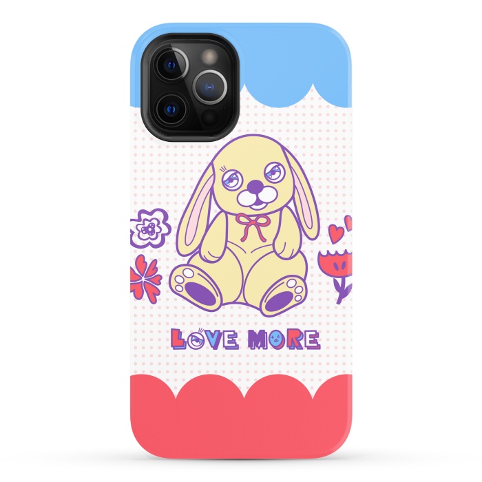 iPhone 12 Pro StrongFit CUTIE RABBIT by Michael Cheung