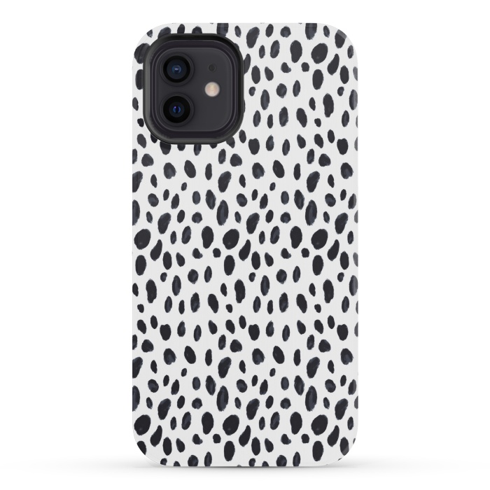 iPhone 12 mini StrongFit Polka Dots DSN by Joanna Vog