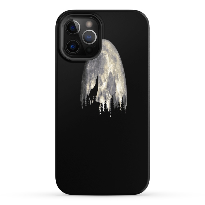 iPhone 12 Pro StrongFit Wild Solitary Wolf by Joanna Vog