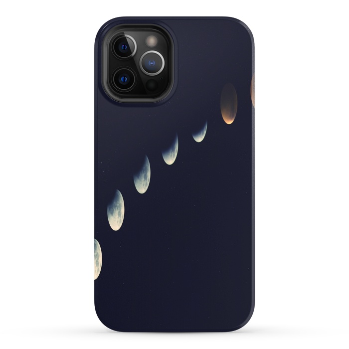 iPhone 12 Pro StrongFit Moonlight Phases by Joanna Vog