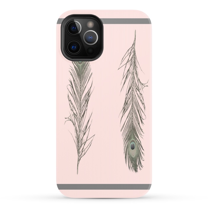 iPhone 12 Pro StrongFit Feather Style by Joanna Vog