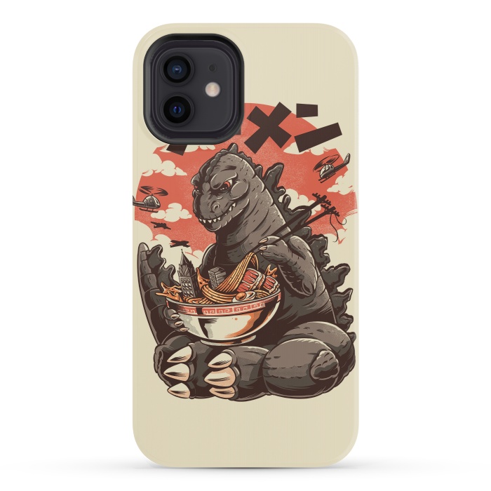 iPhone 12 StrongFit Kaiju's Ramen por Ilustrata