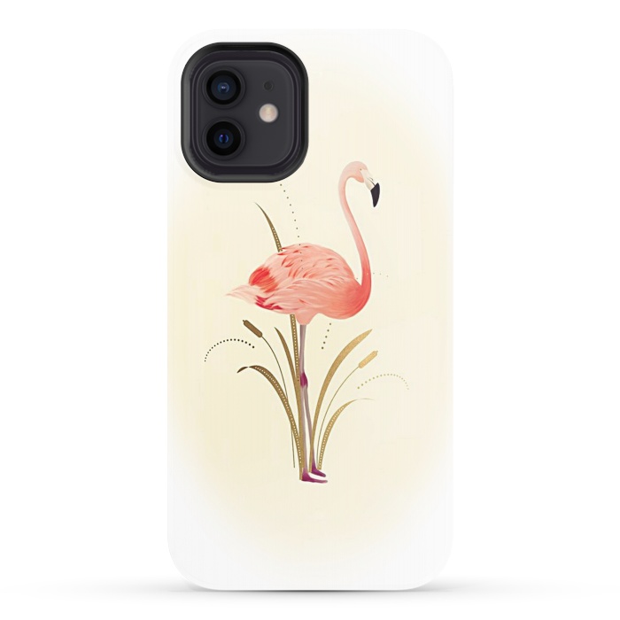 iPhone 12 StrongFit Flamingo Dream by Joanna Vog