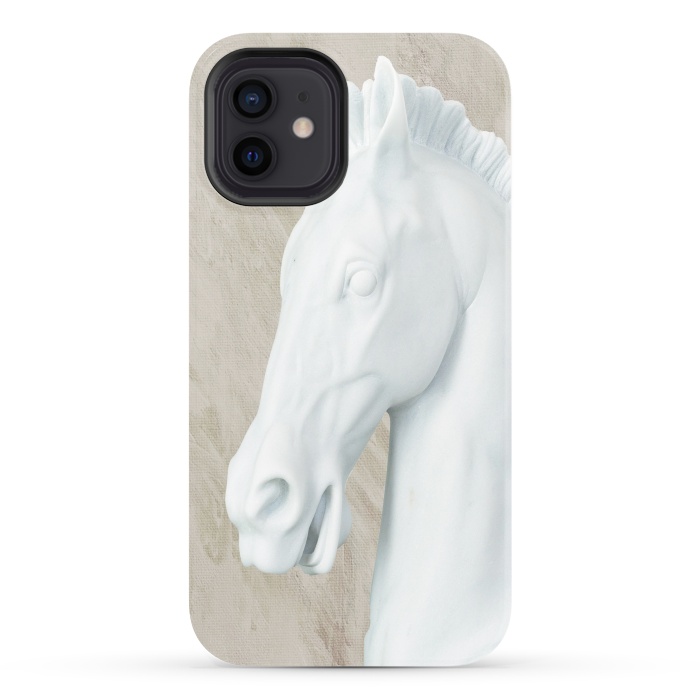 iPhone 12 StrongFit Ancient Sculpture Horse Decor  by Joanna Vog