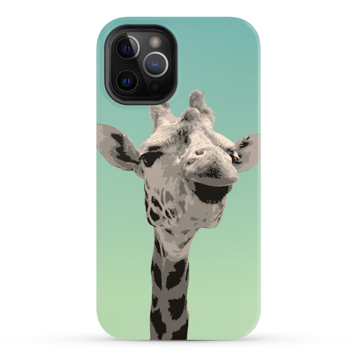 iPhone 12 Pro StrongFit Giraffe by Mangulica