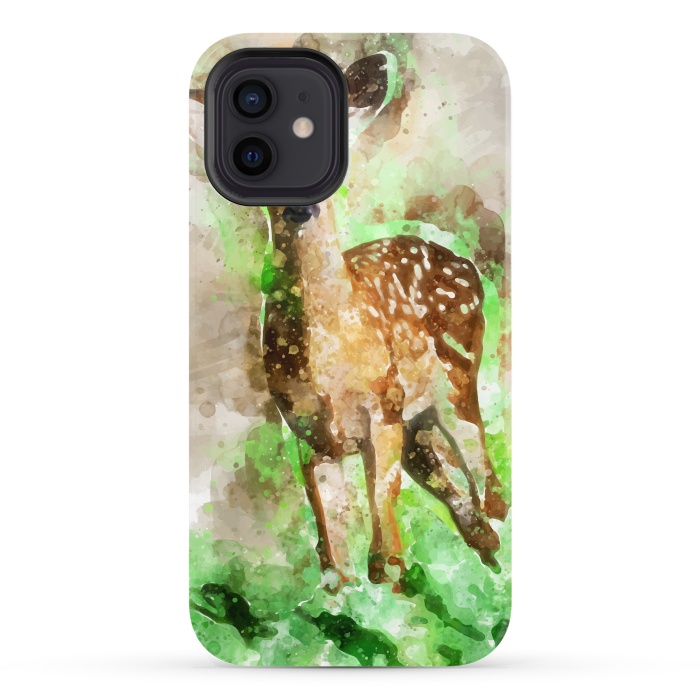 iPhone 12 StrongFit Lovely Deer by Creativeaxle